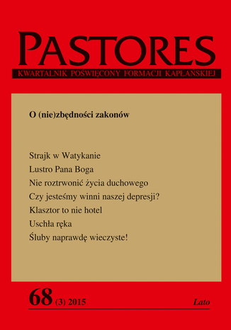 Pastores 68 (3) 2015 Zespół redakcyjny - okladka książki