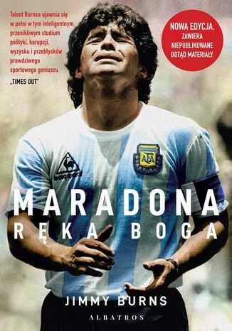 MARADONA. RĘKA BOGA Jimmy Burns - okladka książki