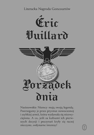 Porządek dnia Éric Vuillard - okladka książki