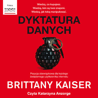 Dyktatura danych Brittany Kaiser - okladka książki