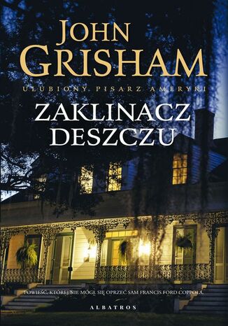 ZAKLINACZ DESZCZU John Grisham - okladka książki