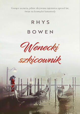 Wenecki szkicownik Rhys Bowen - okladka książki