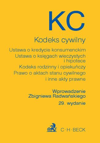 Kodeks cywilny Zbigniew Radwański - okladka książki