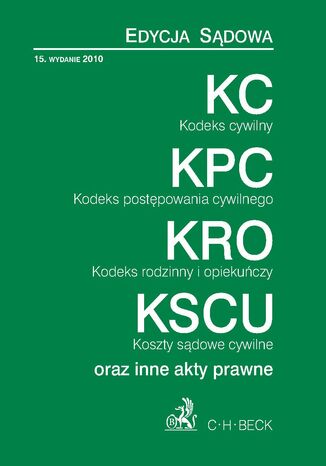 Kodeks cywilny Kodeks postępowania cywilnego Kodeks rodzinny i opiekuńczy Koszty sądowe cywilne Andrzej Zieliński - okladka książki