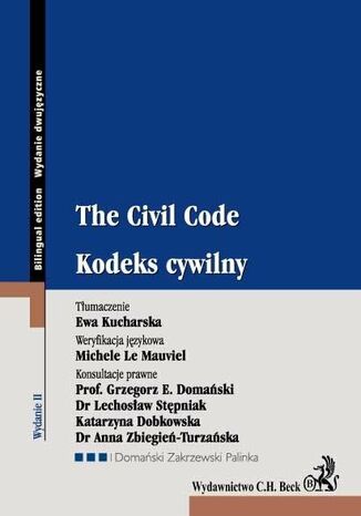 Kodeks cywilny. The Civil Code Ewa Kucharska - okladka książki