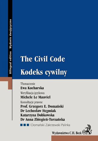 Kodeks cywilny. The Civil Code Ewa Kucharska - okladka książki