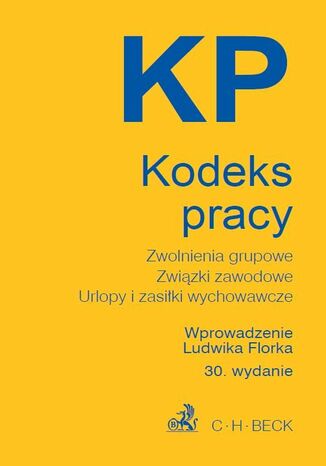 Kodeks pracy Ludwik Florek - okladka książki