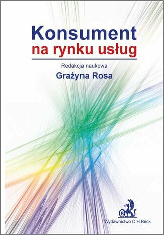 Konsument na rynku usług Grażyna Rosa - okladka książki