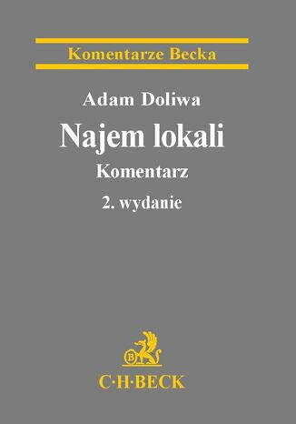 Najem lokali. Komentarz. Wydanie 2 Adam Doliwa - okladka książki