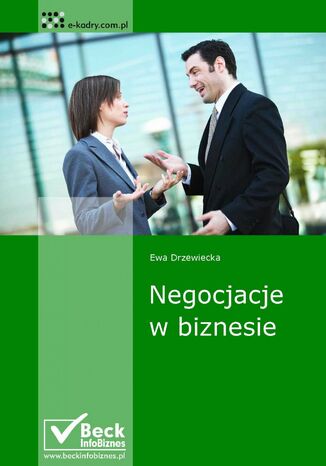 Negocjacje w biznesie Ewa Drzewiecka - okladka książki