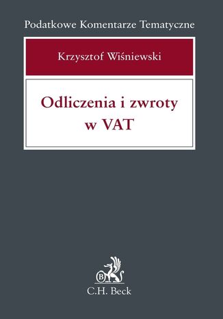 Odliczenia i zwroty w Vat Krzysztof Wiśniewski - okladka książki