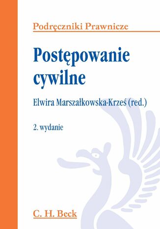 Postępowanie cywilne Elwira Marszałkowska-Krześ - okladka książki