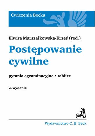 Postępowanie cywilne Pytania egzaminacyjne. Tablice Elwira Marszałkowska-Krześ - okladka książki