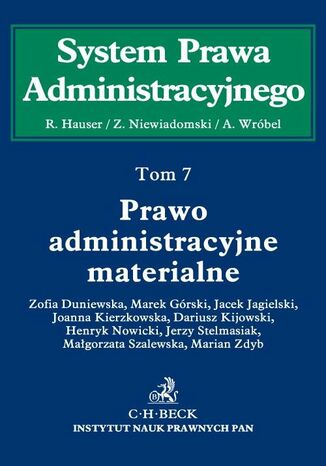 Prawo administracyjne materialne. Tom 7 Roman Hauser, Zygmunt Niewiadomski, Andrzej Wróbel - okladka książki