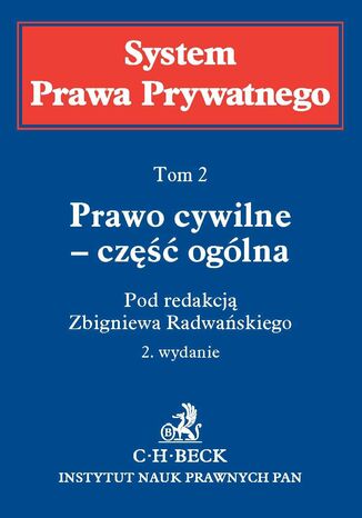 Prawo cywilne - część ogólna. System Prawa Prywatnego. Tom 2 Maksymilian Pazdan, Edward Drozd, Adam Zieliński - okladka książki