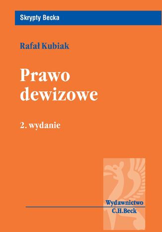 Prawo dewizowe Rafał Kubiak - okladka książki