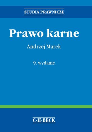 Prawo karne - miękka oprawa Andrzej Marek - okladka książki