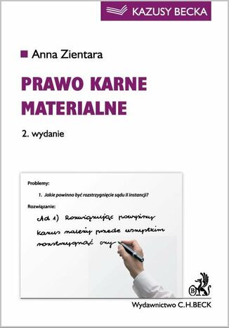 Prawo karne materialne. Wydanie 2 Anna Zientara - okladka książki