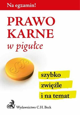 Prawo karne w pigułce Aneta Gacka-Asiewicz - okladka książki