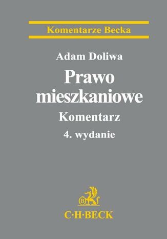 Prawo mieszkaniowe. Komentarz Adam Doliwa - okladka książki