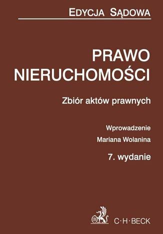 Prawo nieruchomości Marian Wolanin - okladka książki