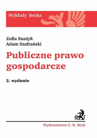 Publiczne prawo gospodarcze Zofia Snażyk, Adam Szafrański - okladka książki