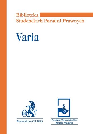 Varia Izabela Kraśnicka - okladka książki