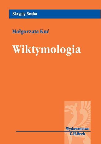 Wiktymologia Małgorzata Kuć - okladka książki