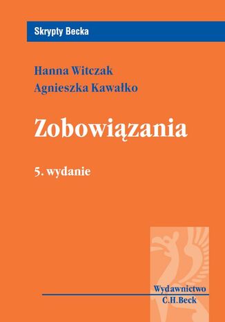 Zobowiązania Agnieszka Kawałko, Hanna Witczak - okladka książki