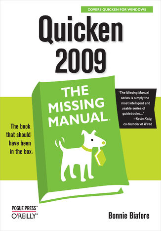 Quicken 2009: The Missing Manual Bonnie Biafore - okladka książki