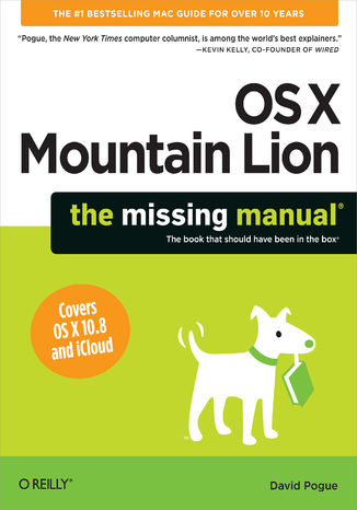 OS X Mountain Lion: The Missing Manual David Pogue - okladka książki