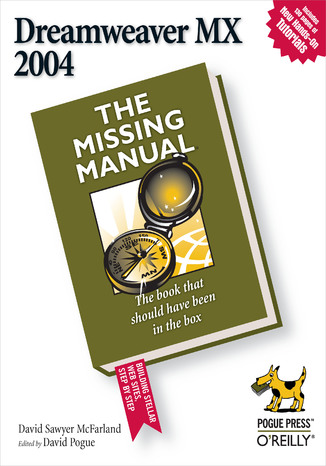 Dreamweaver MX 2004: The Missing Manual David Sawyer McFarland - okladka książki