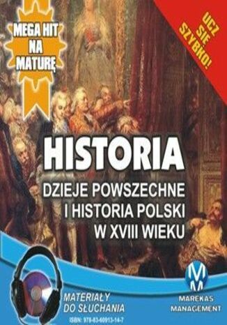 Historia - Dzieje powszechne i historia Polski w XVIII wieku Krzysztof Pogorzelski - okladka książki