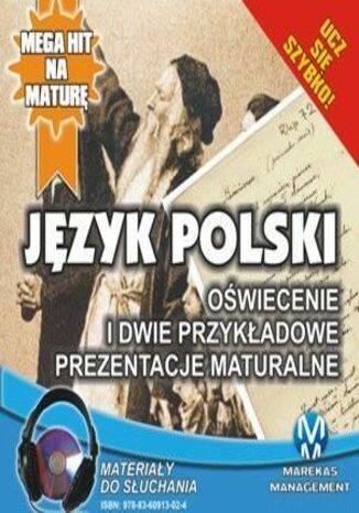 Język polski - Oświecenie Małgorzata Choromańska - okladka książki