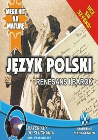 Język polski - Renesans i Barok Małgorzata Choromańska - okladka książki