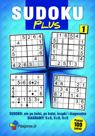 SUDOKU Plus 1 Piotr Gdowski - okladka książki