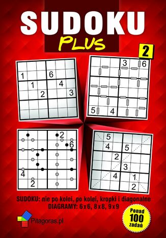 SUDOKU Plus 2 Piotr Gdowski - okladka książki