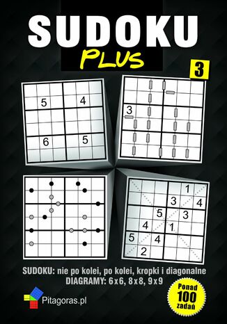 SUDOKU Plus 3 Piotr Gdowski - okladka książki