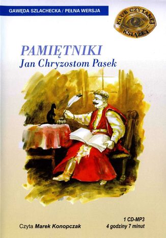 Pamiętniki Jan Chryzostom Pasek - okladka książki