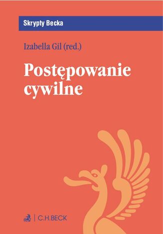 Postępowanie cywilne Izabella Gil - okladka książki