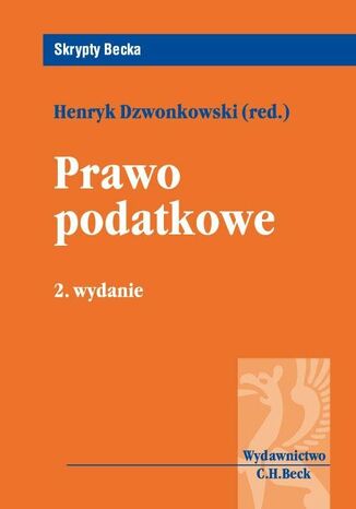 Prawo podatkowe Henryk Dzwonkowski - okladka książki