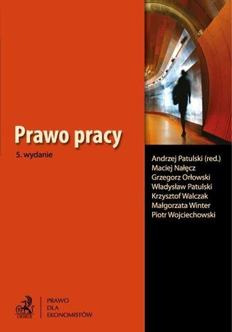 Prawo pracy Andrzej Patulski - okladka książki