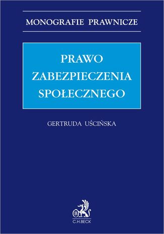 Prawo zabezpieczenia społecznego Gertruda Uścińska - okladka książki