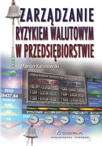 Zarządzanie ryzykiem walutowym w przedsiębiorstwie Marcin Kalinowski - okladka książki
