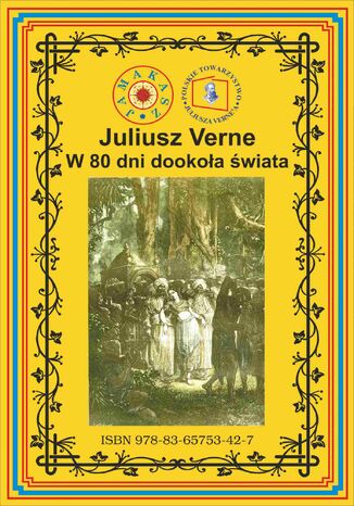 W 80 dni dookoła świata Juliusz Verne - okladka książki