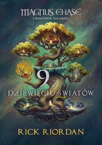 9 z dziewięciu światów Rick Riordan - okladka książki