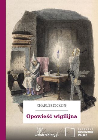 Opowieść wigilijna Charles Dickens - okladka książki