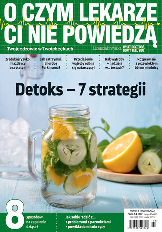 O Czym Lekarze Ci Nie Powiedzą. 3/2022 Wydawnictwo AVT - okladka książki