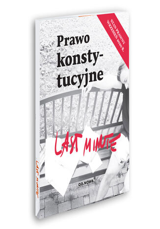 Last Minute prawo konstytucyjne Bogusalw Gąszcz - okladka książki