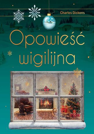 Opowieść wigilijna LUX Charles Dickens - okladka książki